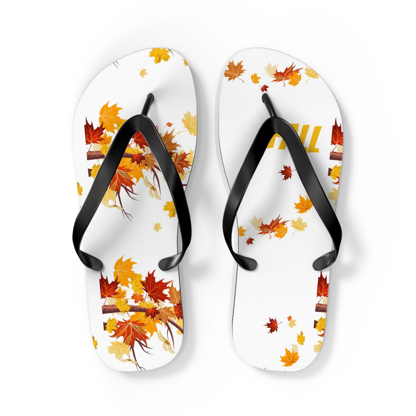 Autumn Leaf Flip Flops | Seasonal Sandals, Fall Footwear, Beach Accessories image 8