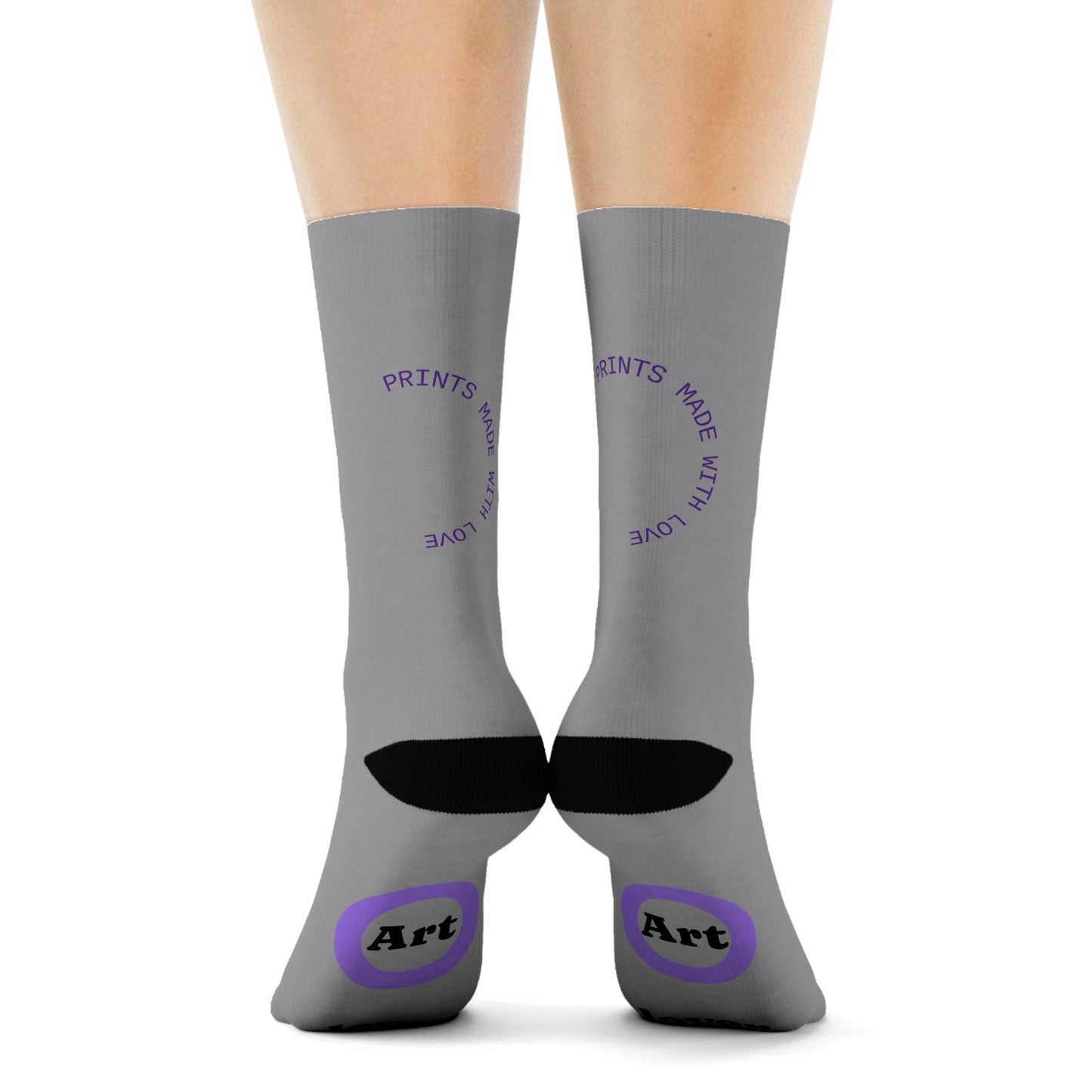 Chaussettes montantes violettes confortables