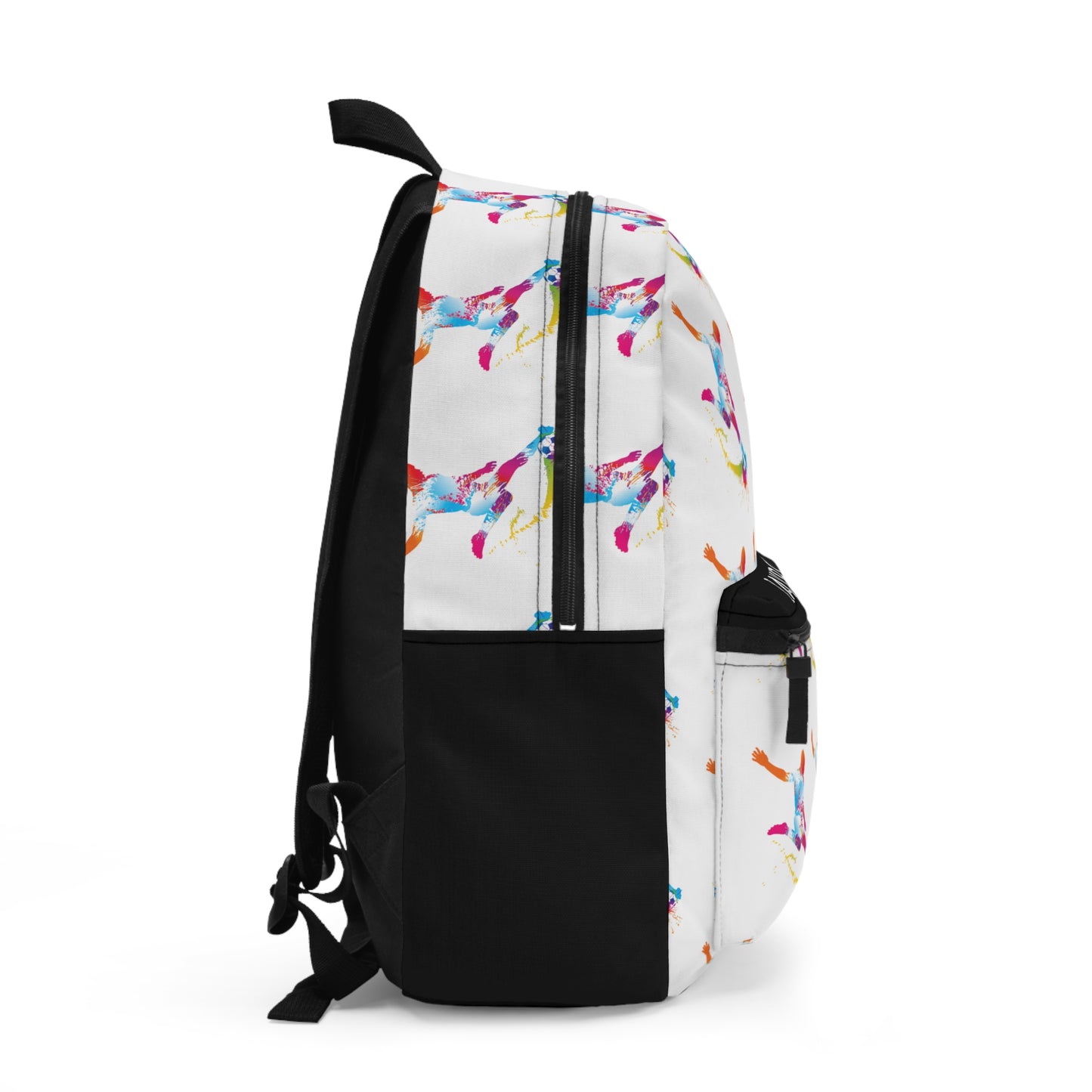 Vibrant Skateboarder Backpack | Stylish School Bag for Students & Adults, Trendy image 1