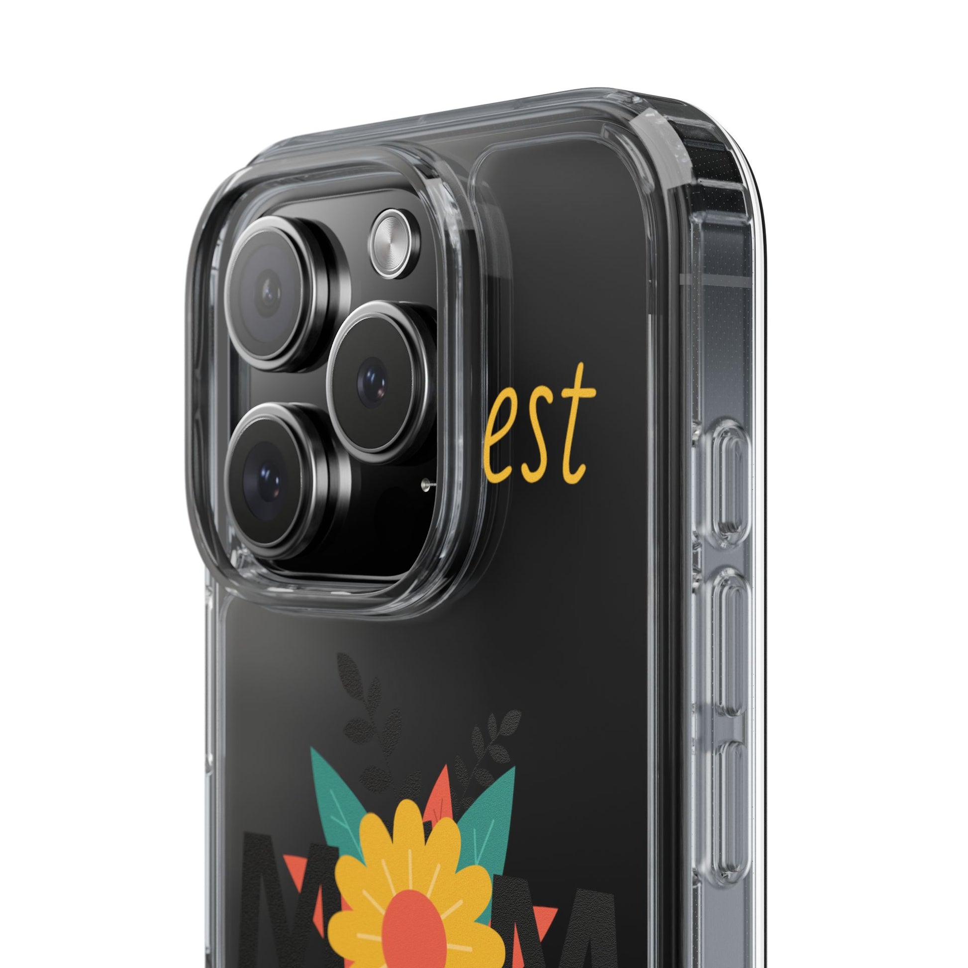 Mom-Themed Inspired Clear Phone Case, Fall Season iPhone Cover, Transparent Case image 4