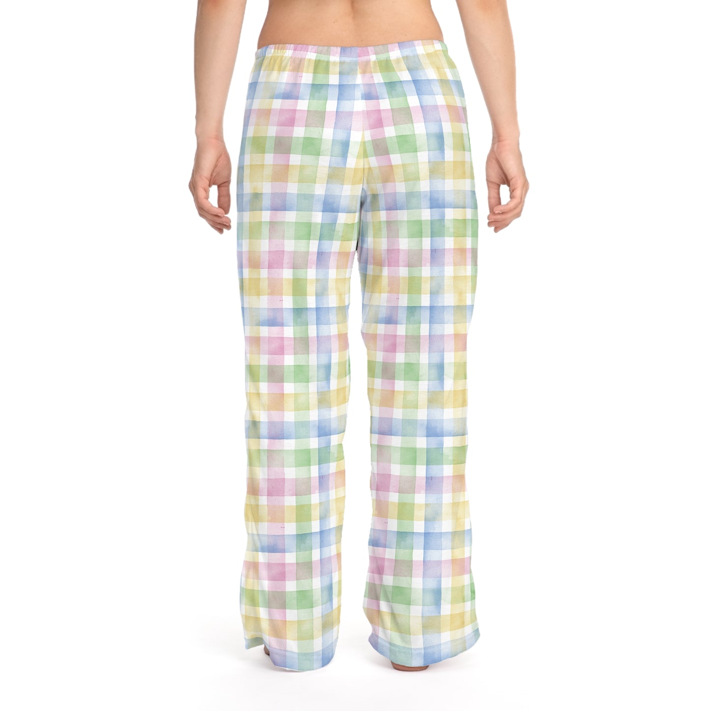 Cute checkered Cozy Women's Pajama Pants, Gift for Her, Sleepwear Apparel image 1