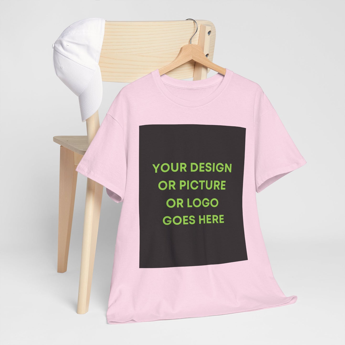 Custom Photo & Text T‑Shirt — Personalized Front/Back Print Tee