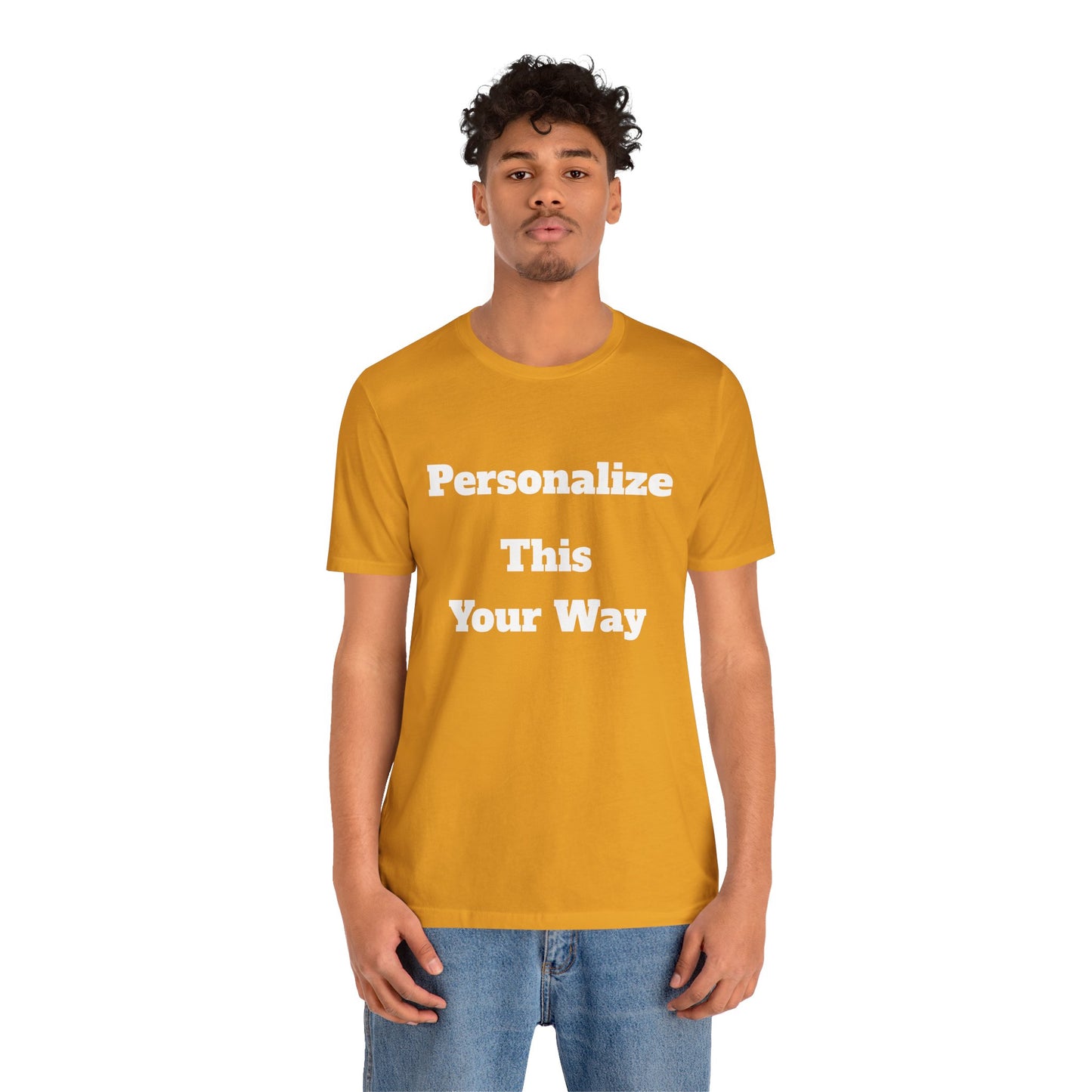 Stylish Unisex Jersey Short Sleeve Tee, Casual Wear, Gift for Him/Her image 10