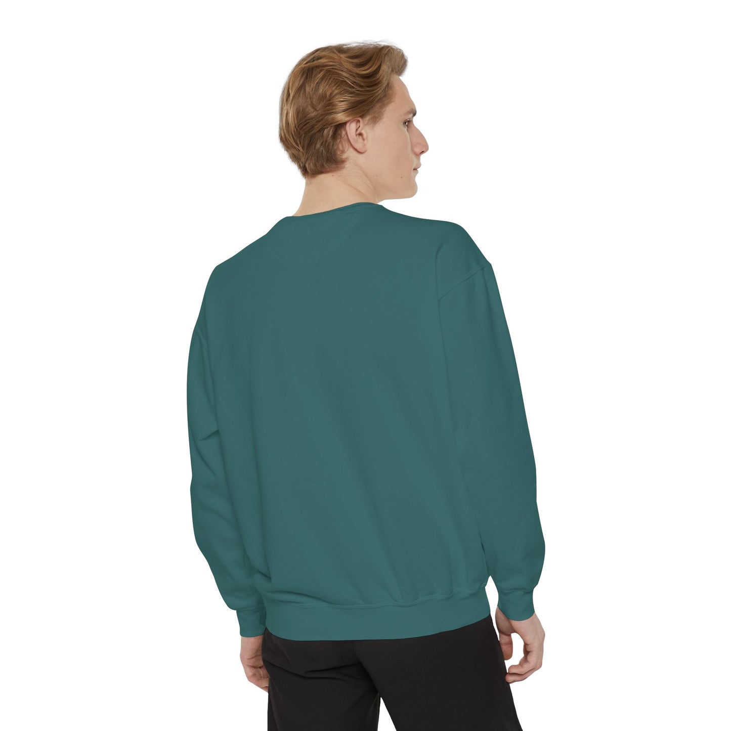 Unisex Garment-Dyed Sweatshirt, Cozy Gift for Her, Relaxed Style for Fall image 4