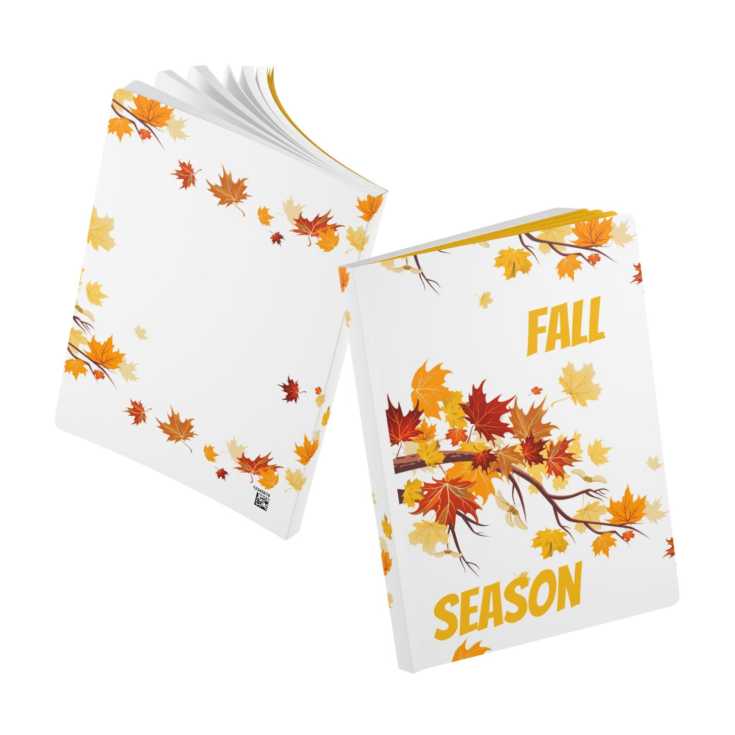 Fall-Themed Softcover Journal - Perfect for Note-taking, Gift for Coffee Lover image 9