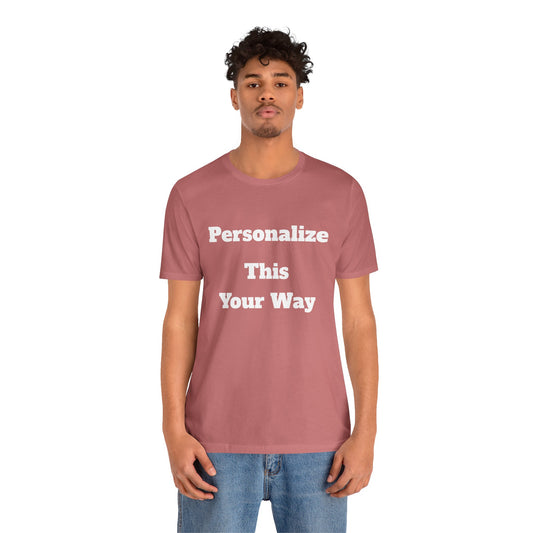 Stylish Unisex Jersey Short Sleeve Tee, Casual Wear, Gift for Him/Her image 0