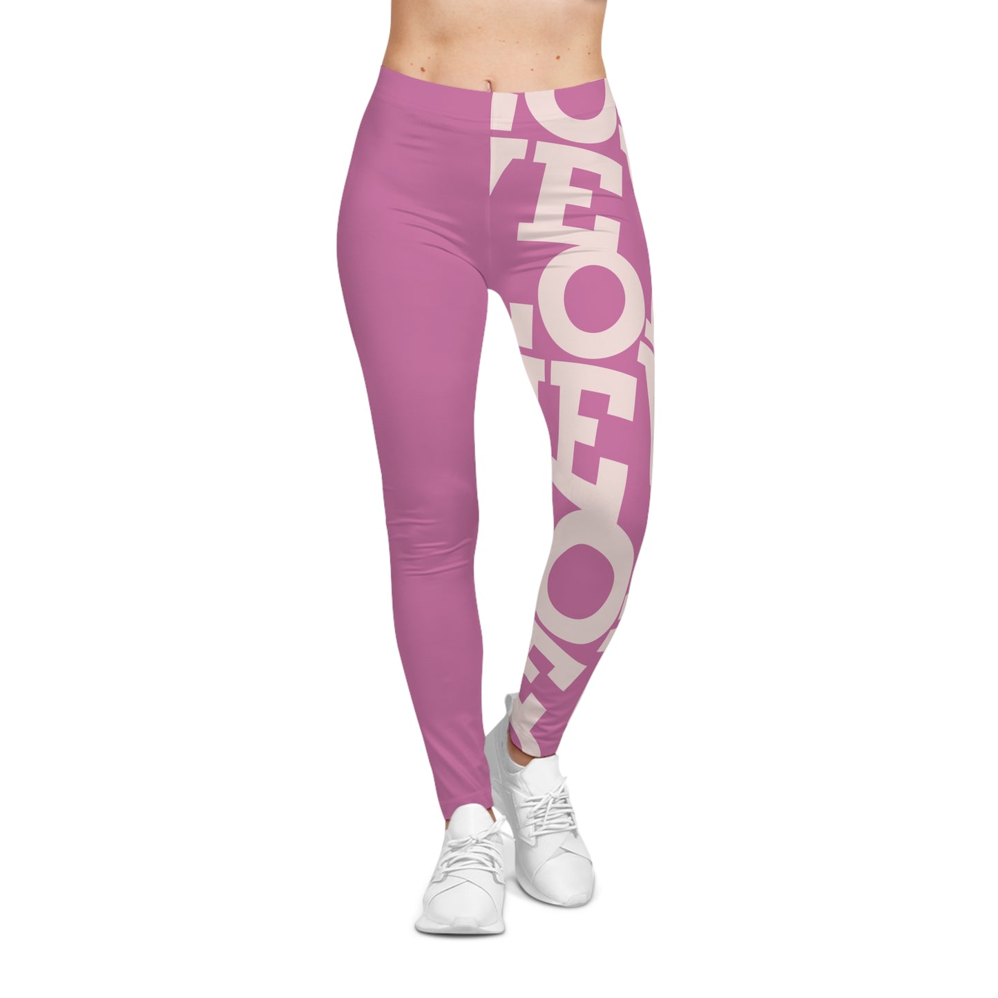 Women's Love Print Casual Leggings, Trendy Activewear, Perfect for Fitness image 0
