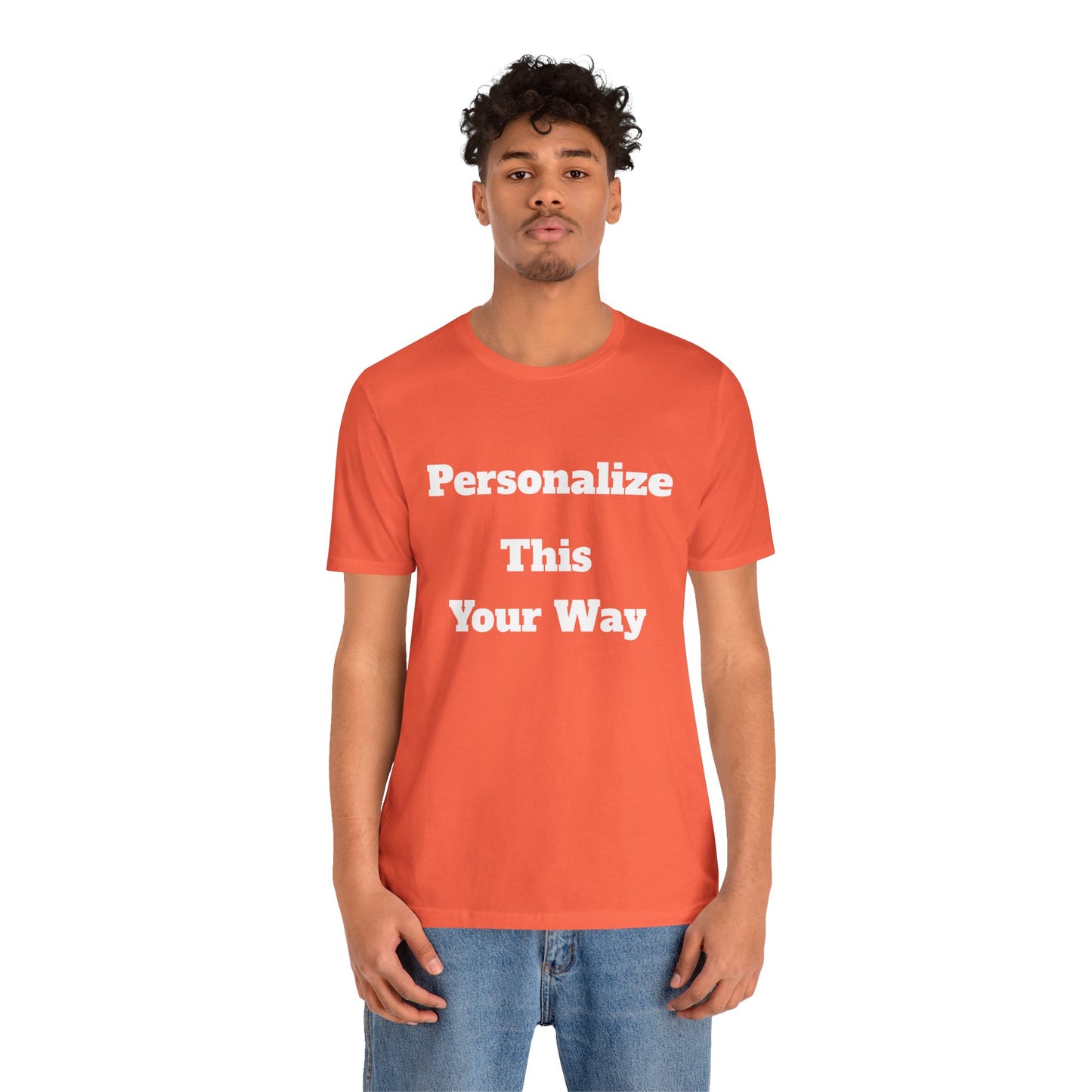 Stylish Unisex Jersey Short Sleeve Tee, Casual Wear, Gift for Him/Her image 2