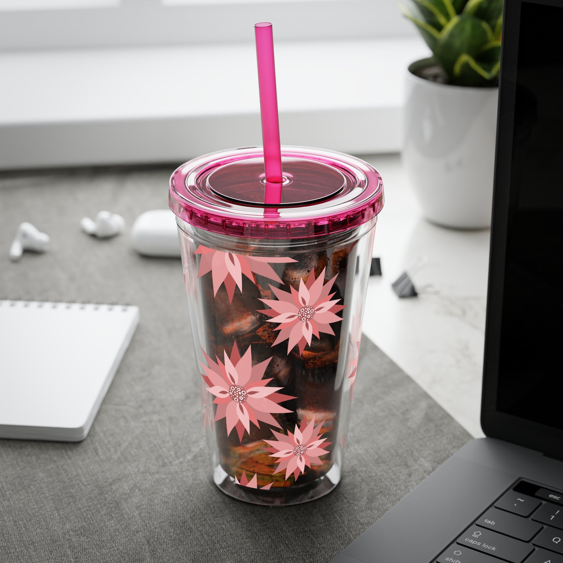 Sunsplash Floral Tumbler, 16oz  image 13