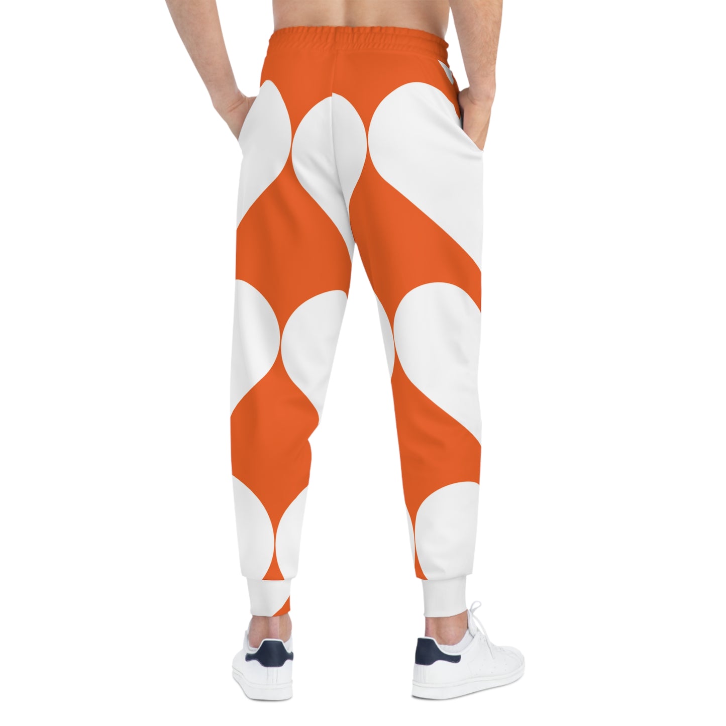 Eco-Friendly Joggers With White Heart Symbol For Women