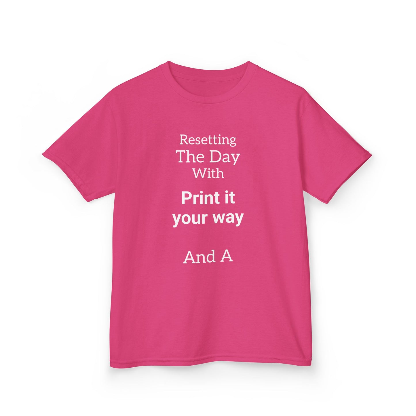 Personalize This T-Shirt For Your Kids