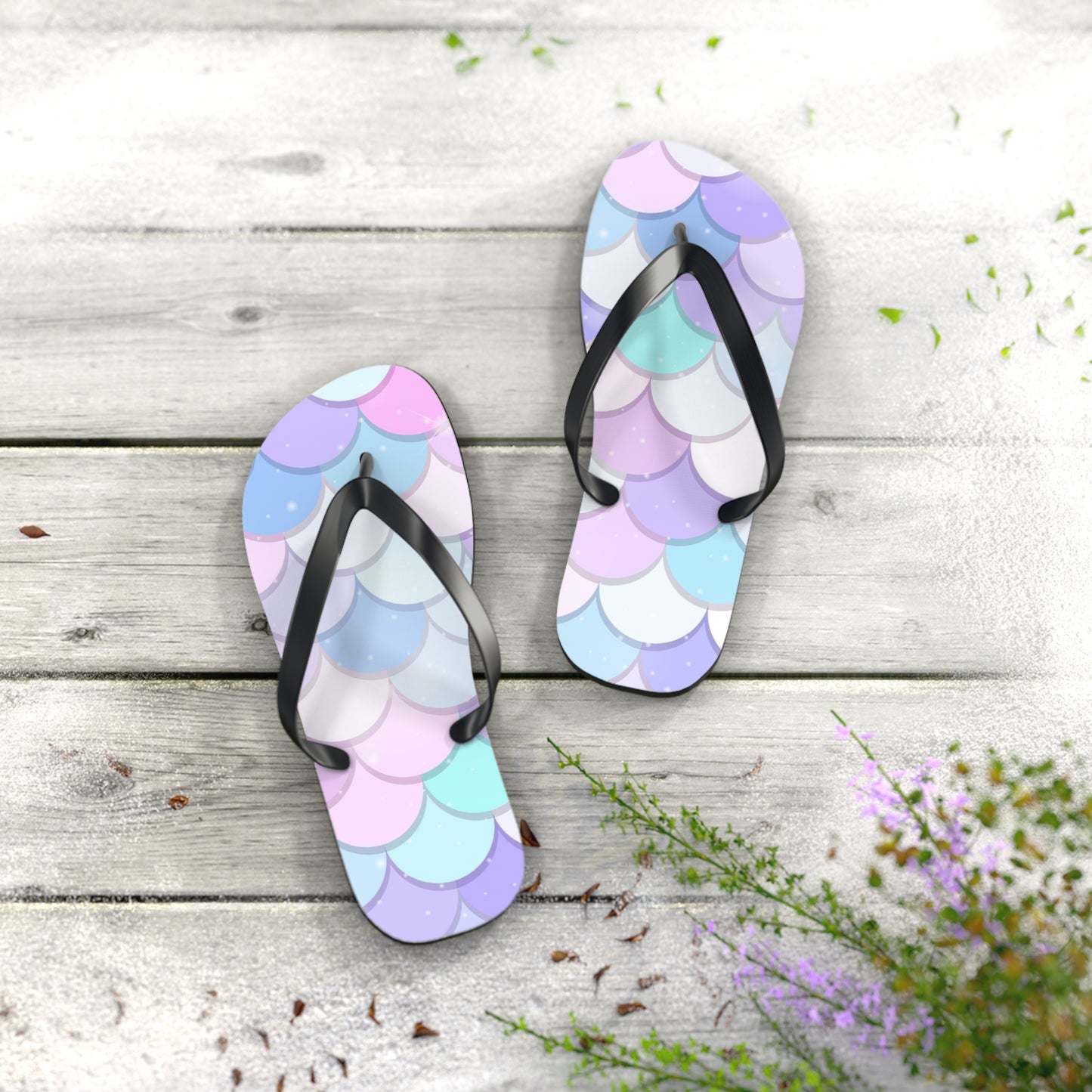 Shell Inspired Flip Flops image 6