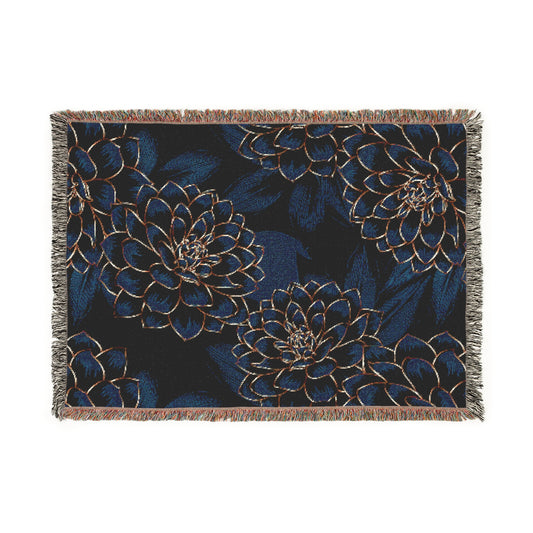 Cozy Floral Woven Blanket - Perfect for Home Decor, Gifts, Snuggling, Bedspread image 0