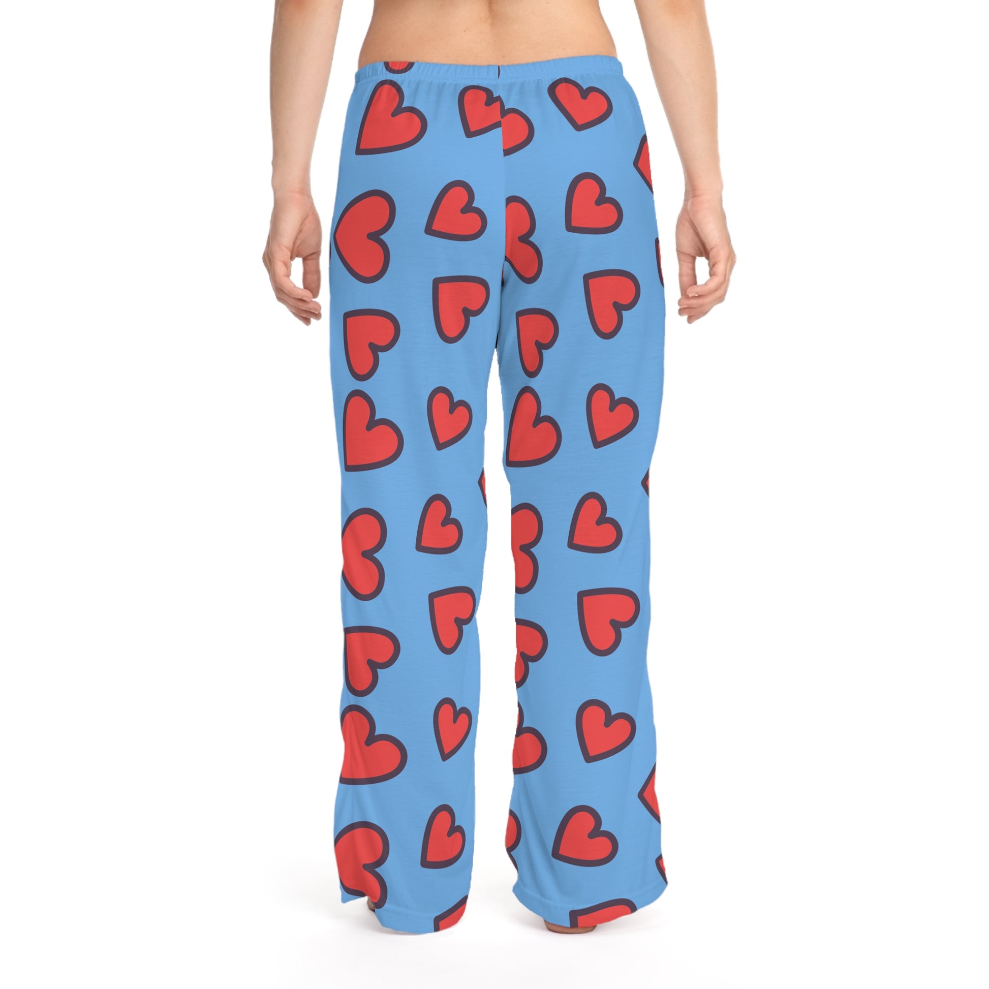 Cozy Heart-Patterned Women's Pajama Pants image 2