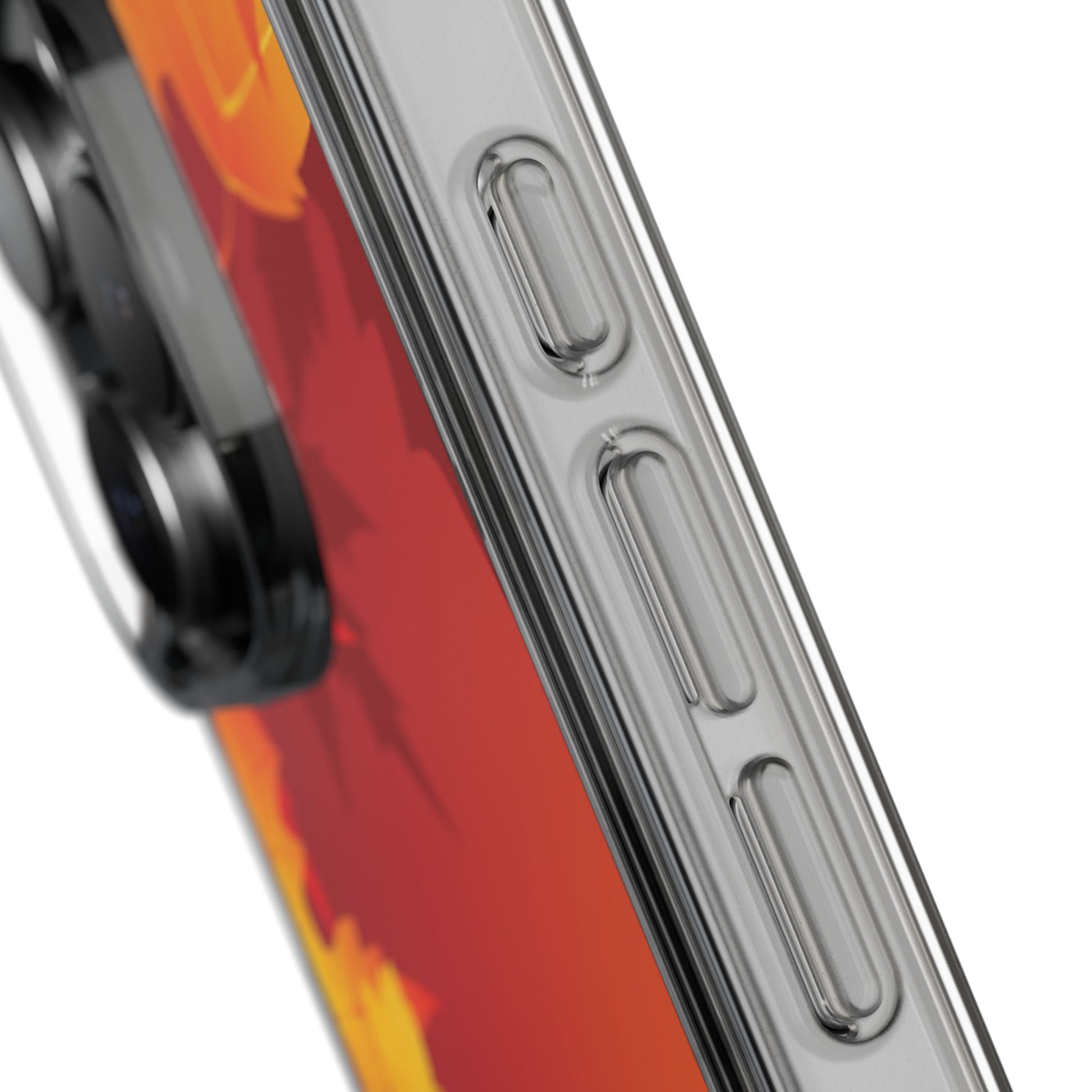 Autumn-Themed Clear Phone Case, Fall Season iPhone Cover, Transparent Case image 7