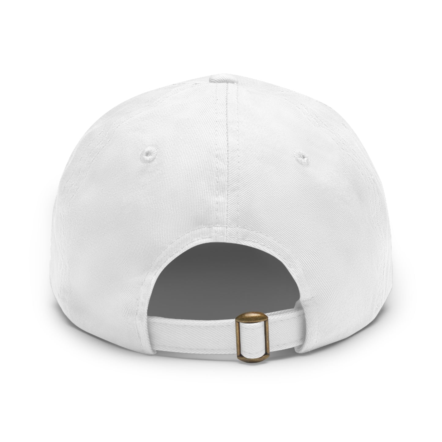 Gorra de papá con parche de cuero de tigre