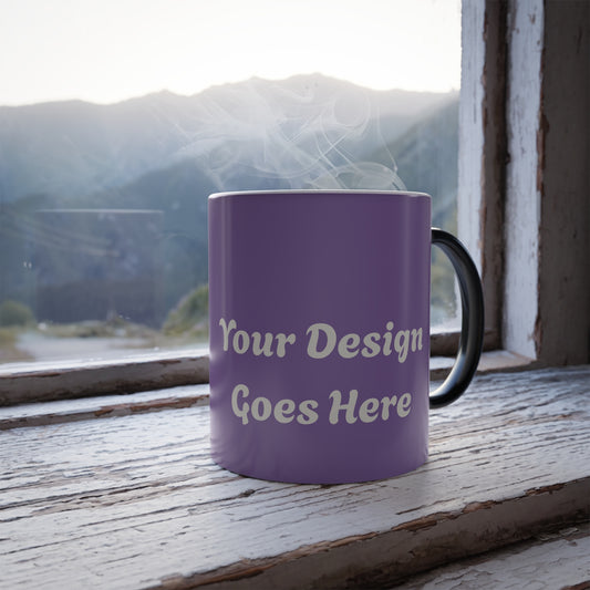 Custom Heated Color Changing Magic Mug, 11oz