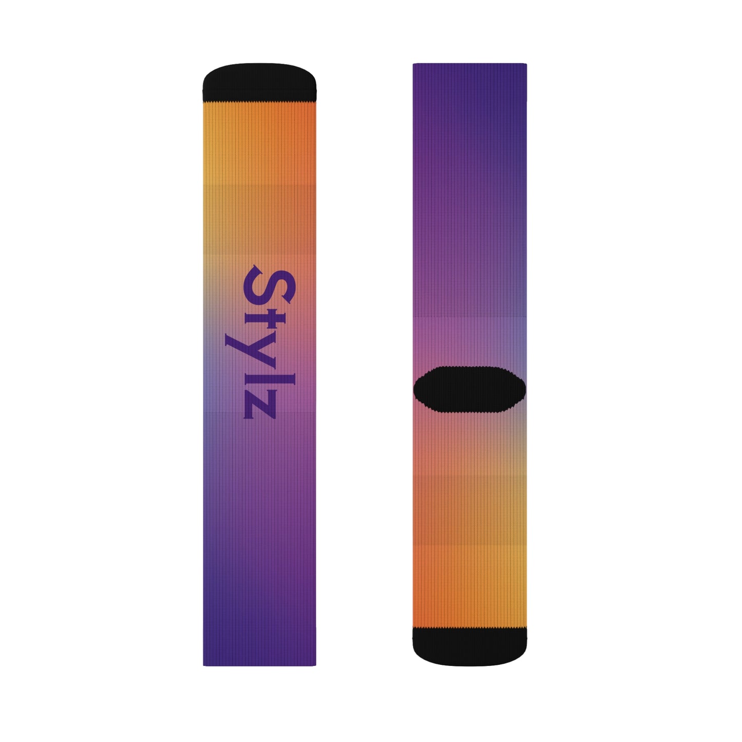 Vibrant Sublimation Socks, Colorful Fashion Statement image 3