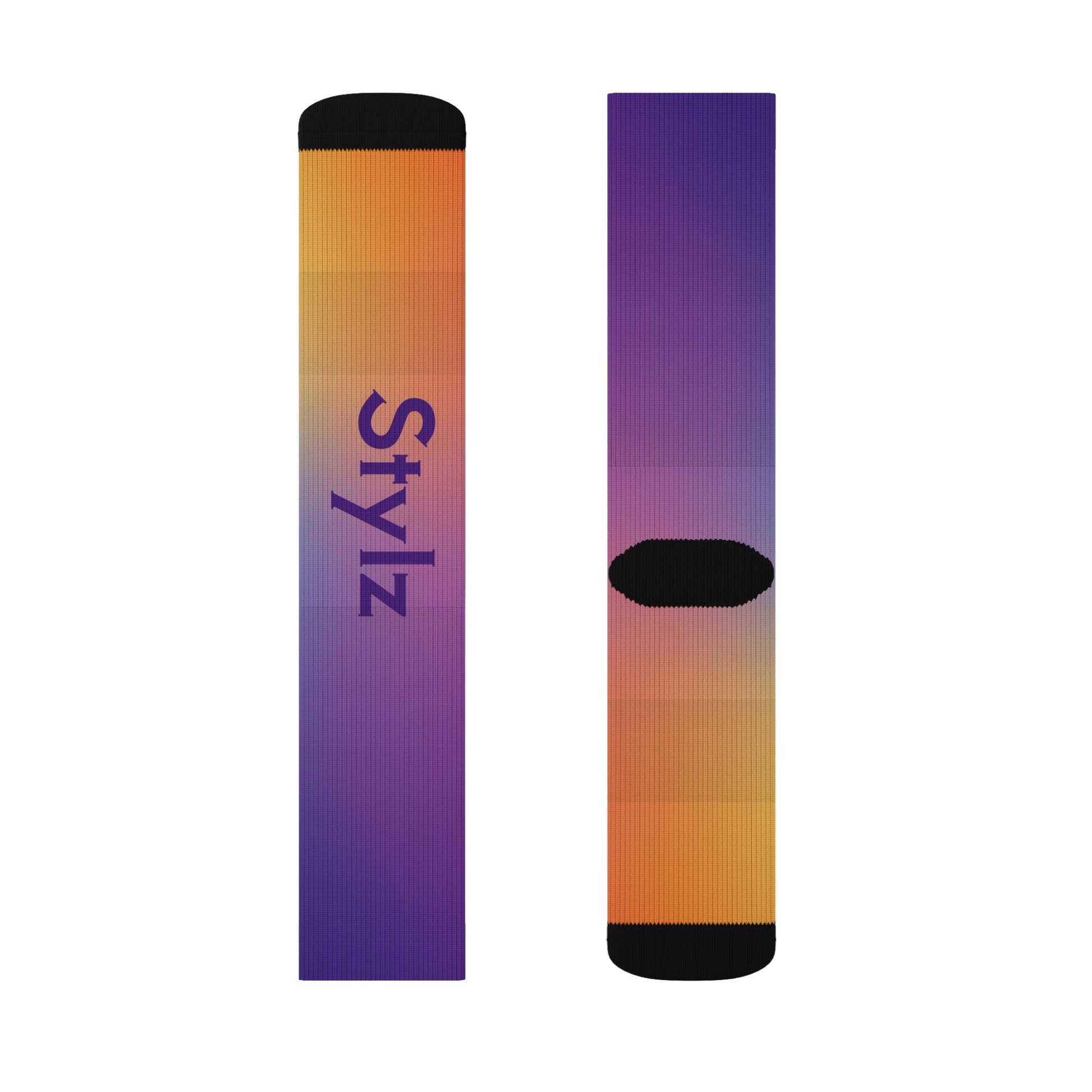 Vibrant Sublimation Socks, Colorful Fashion Statement image 3