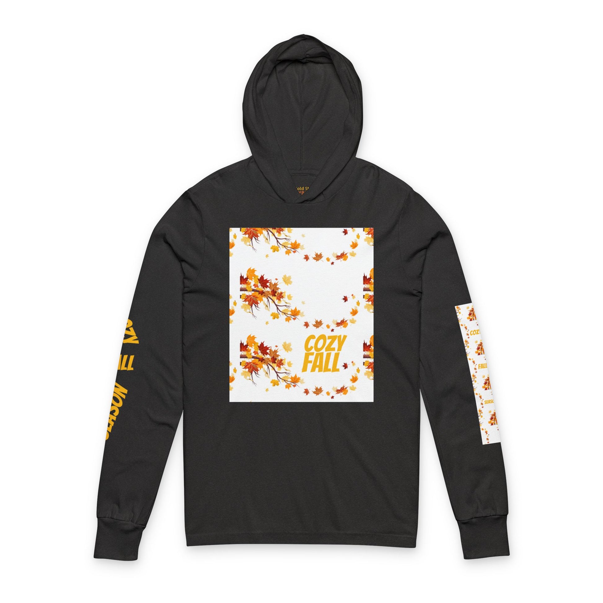 Fall Season Unisex Hooded Long Sleeve Tee, Cozy Autumn Gear image 2