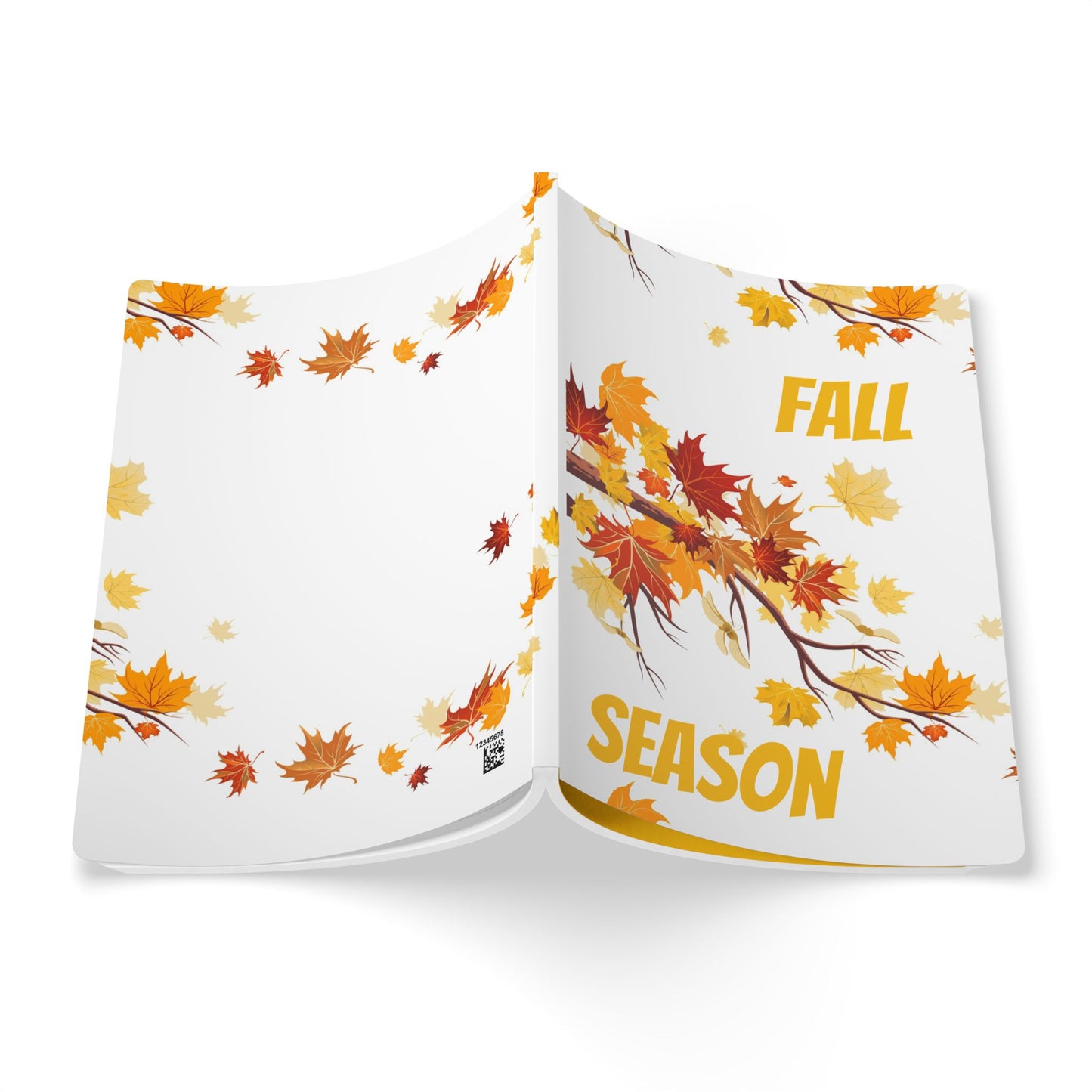 Fall-Themed Softcover Journal - Perfect for Note-taking, Gift for Coffee Lover image 5