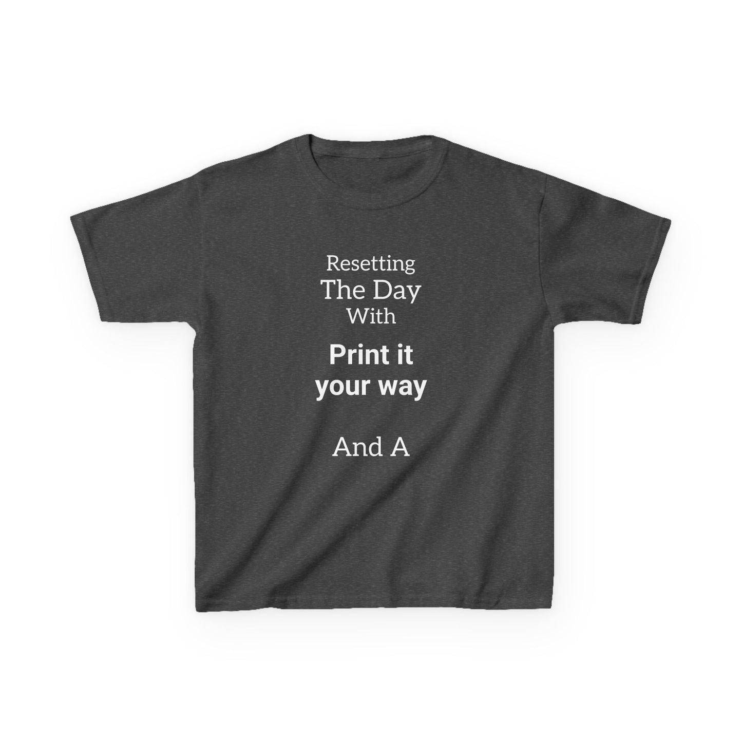 Personalize This T-Shirt For Your Kids