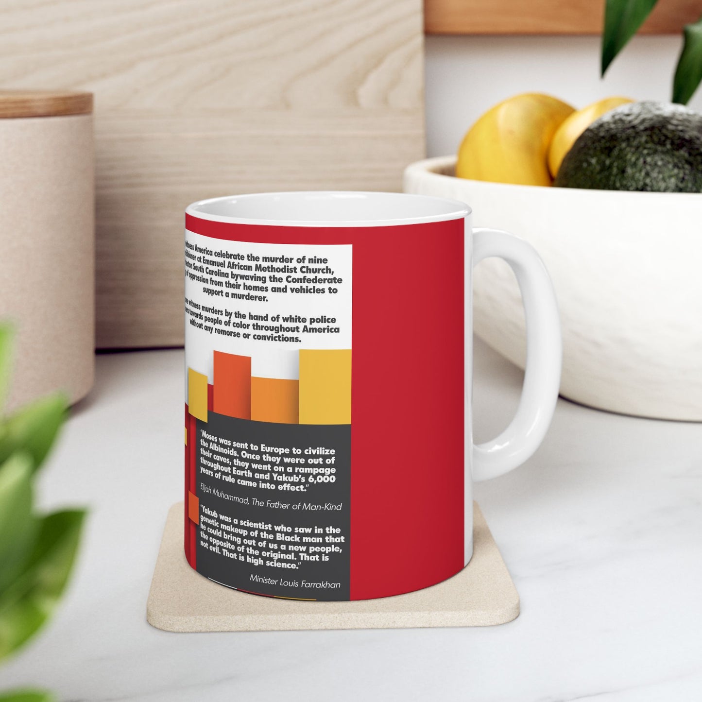 Custom Printed Ceramic Mug - Provide A Picture Or Text