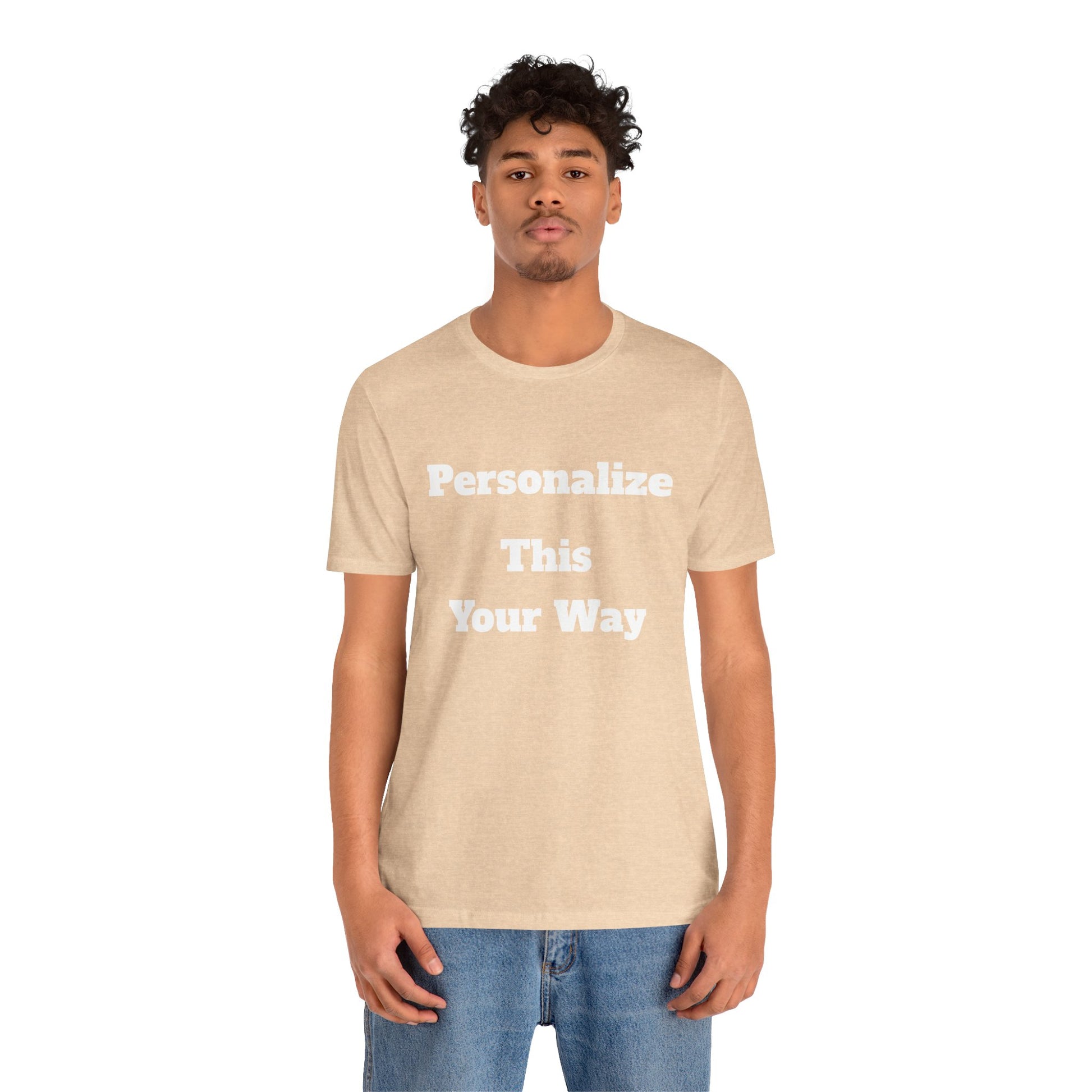 Stylish Unisex Jersey Short Sleeve Tee, Casual Wear, Gift for Him/Her image 3