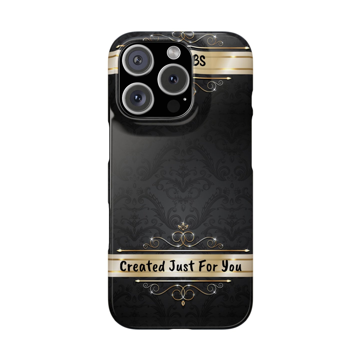 Luxury Phone Case - Black & Gold  Design, Slim Fit, Stylish Unique Gift image 8