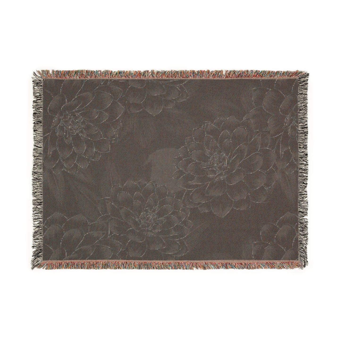 Cozy Floral Woven Blanket - Perfect for Home Decor, Gifts, Snuggling, Bedspread image 1