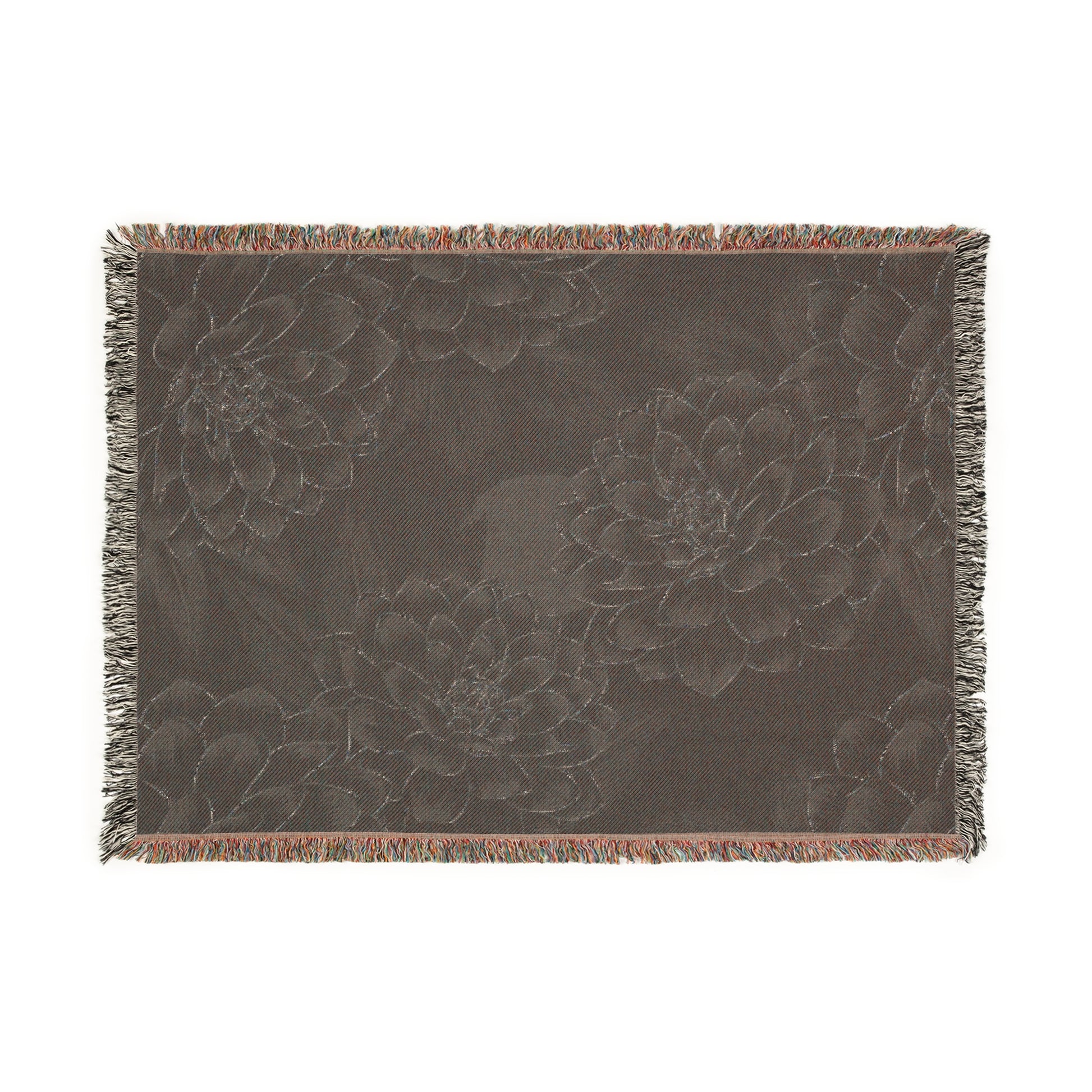 Cozy Floral Woven Blanket - Perfect for Home Decor, Gifts, Snuggling, Bedspread image 1