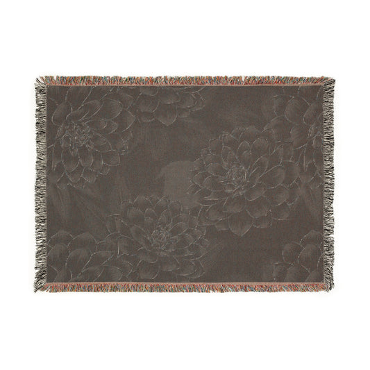 Cozy Floral Woven Blanket - Perfect for Home Decor, Gifts, Snuggling, Bedspread image 1