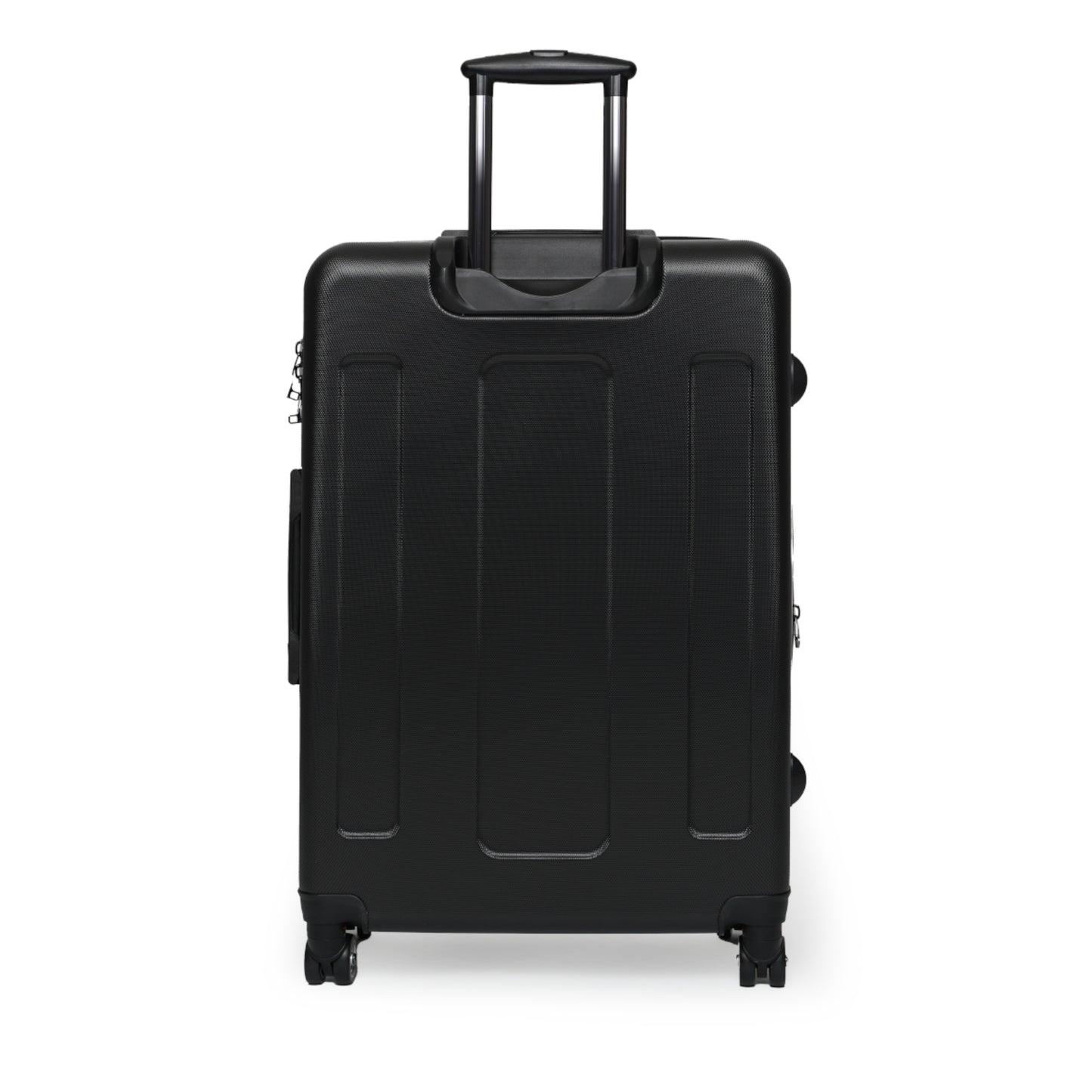 Shell Pattern Suitcase | Unique Gift for Travelers | Black and Purple Design image 11
