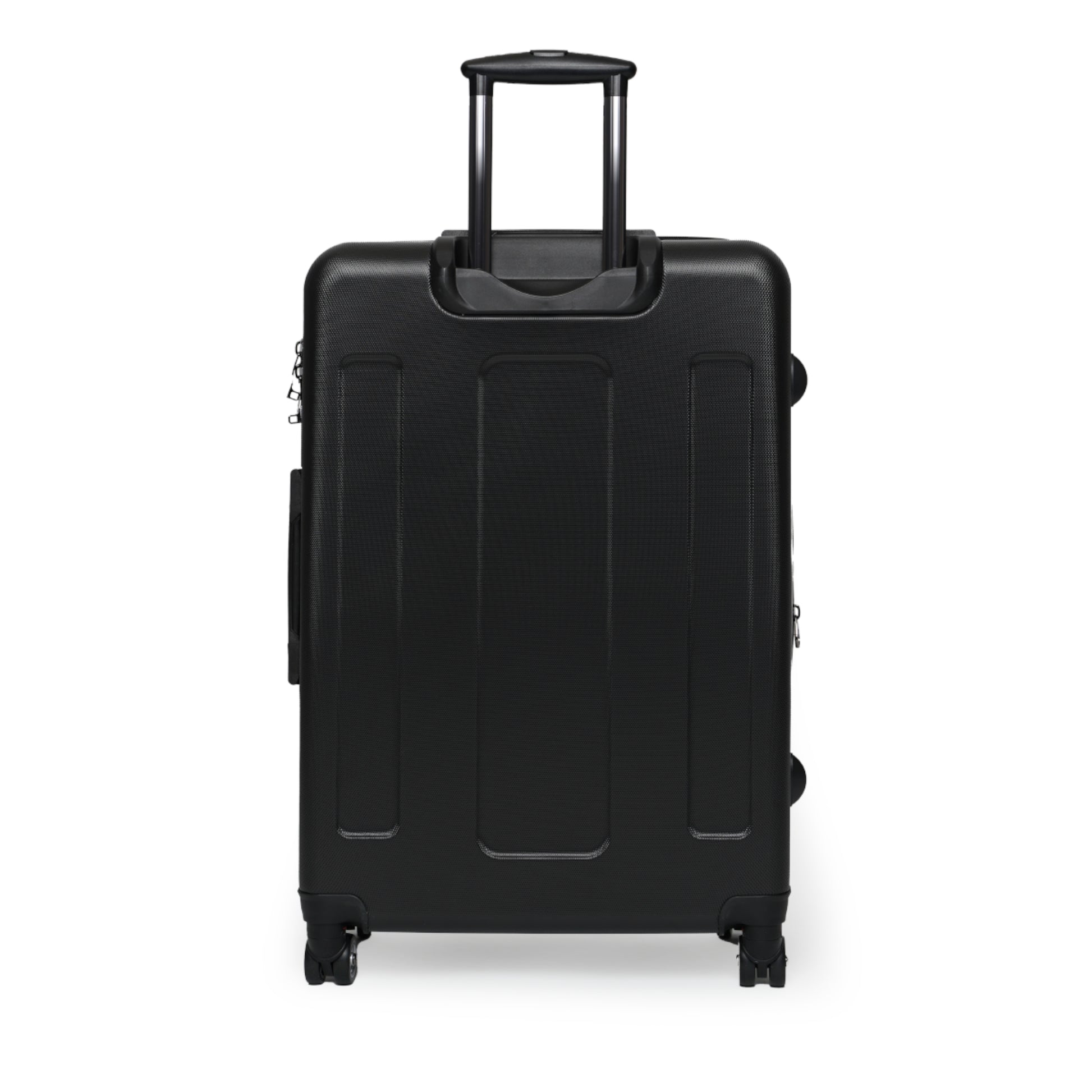 Spiral Pattern Suitcase | Unique Gift for Travelers | Black and Purple Design image 10