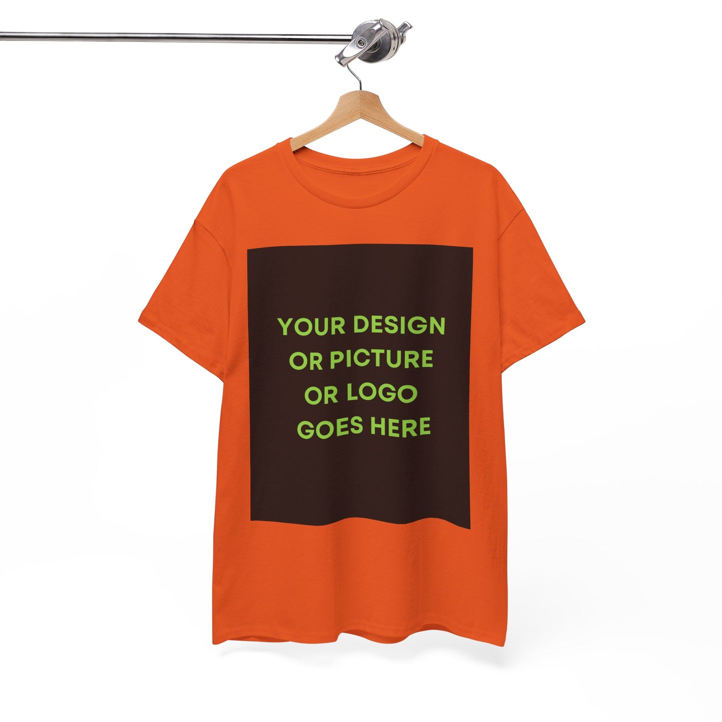 Custom Photo & Text T‑Shirt — Personalized Front/Back Print Tee
