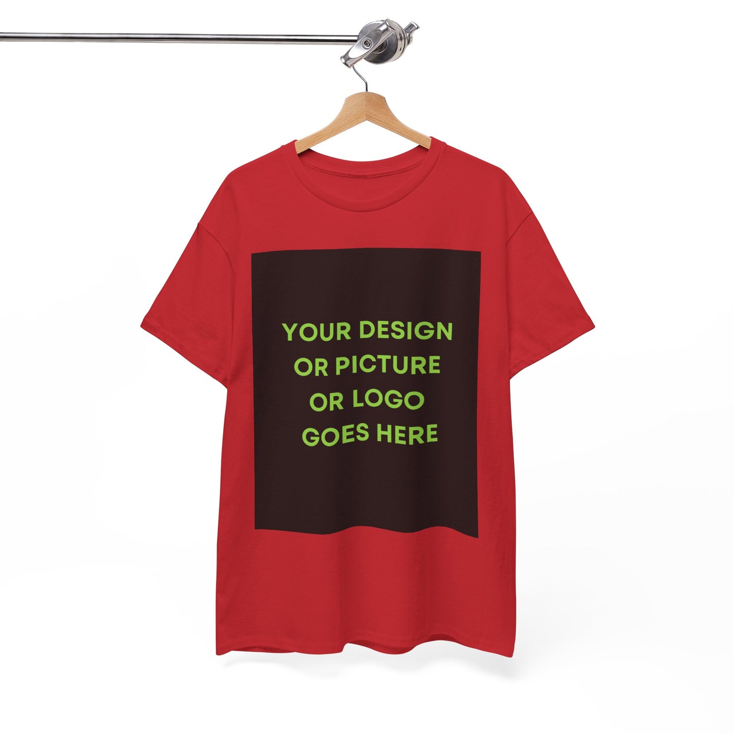 Custom Photo & Text T‑Shirt — Personalized Front/Back Print Tee