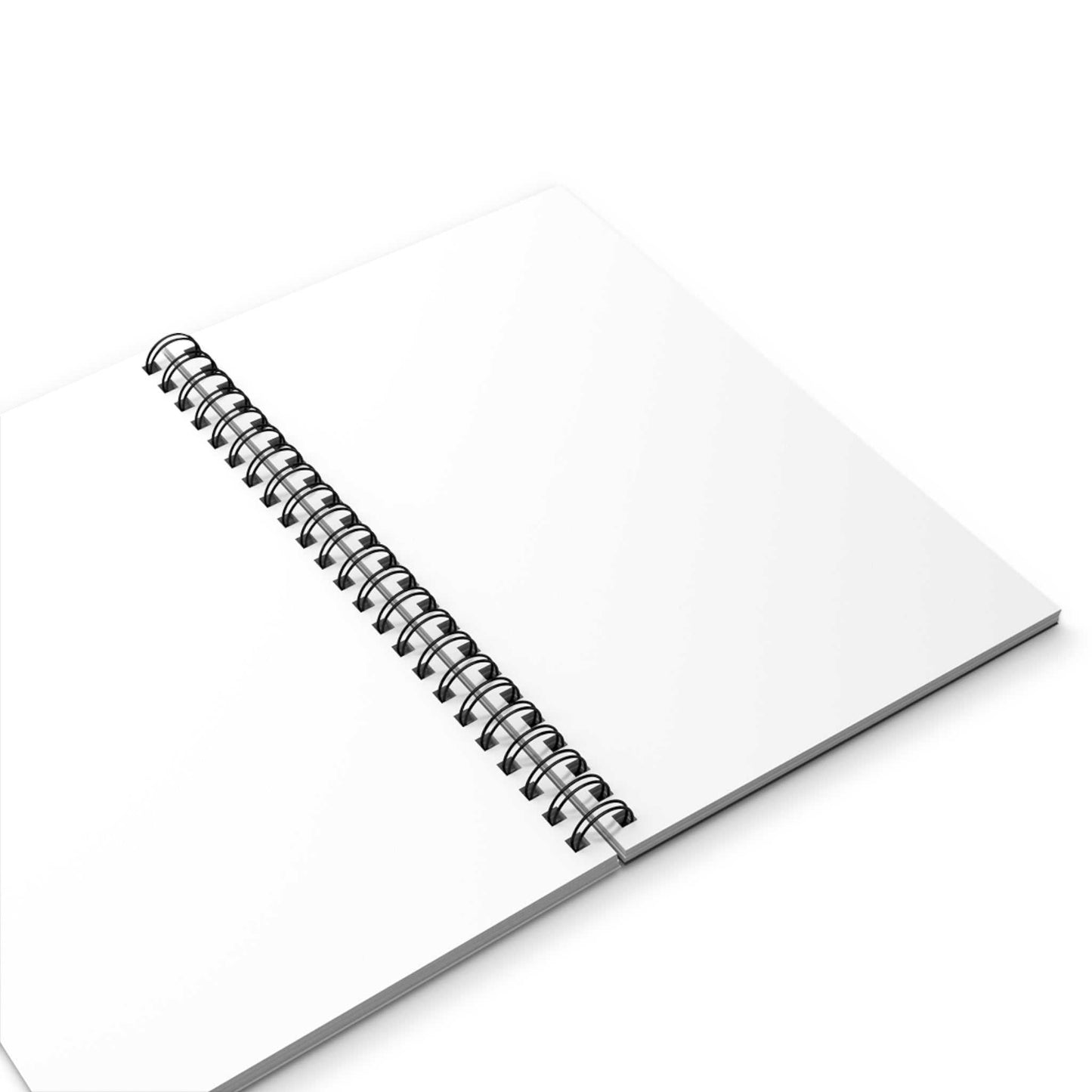 Fall Holiday Spira|Notebook open spiral journal with blank white pages and durable semi-gloss laminated cover