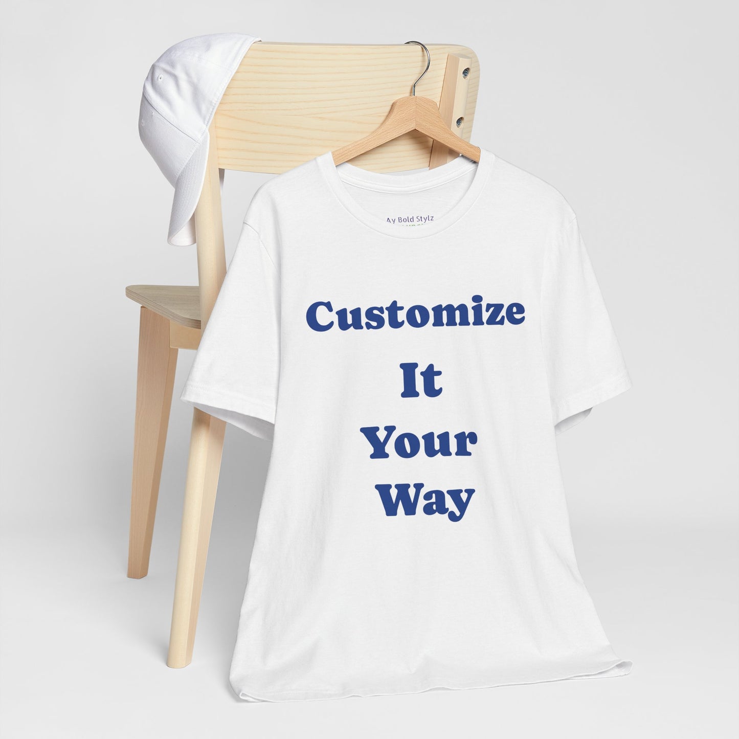 Customize Your Way Unisex Tee, Custom Graphic T-Shirt, Unique Gift for Him/Her image 0
