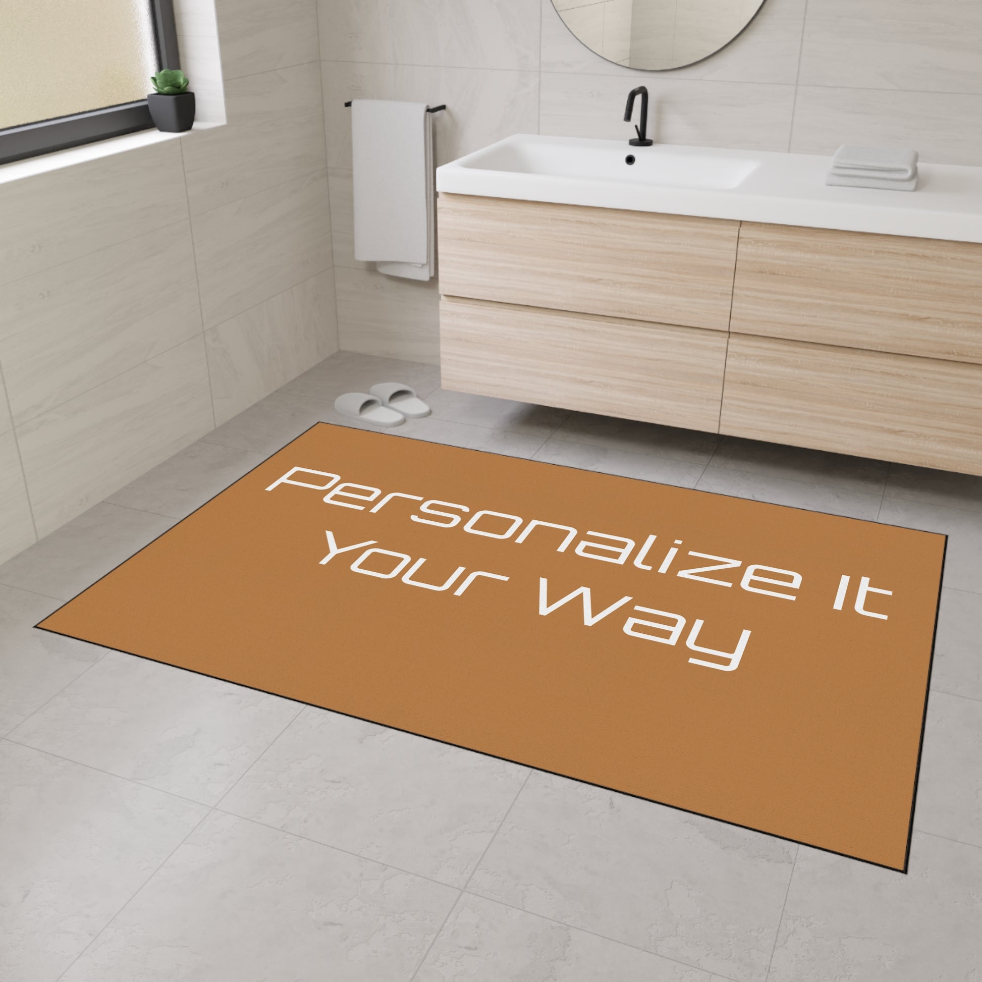 Personalized Heavy Duty Floor Mat, Custom Welcome Mat, Entryway Rug, Home Decor image 1