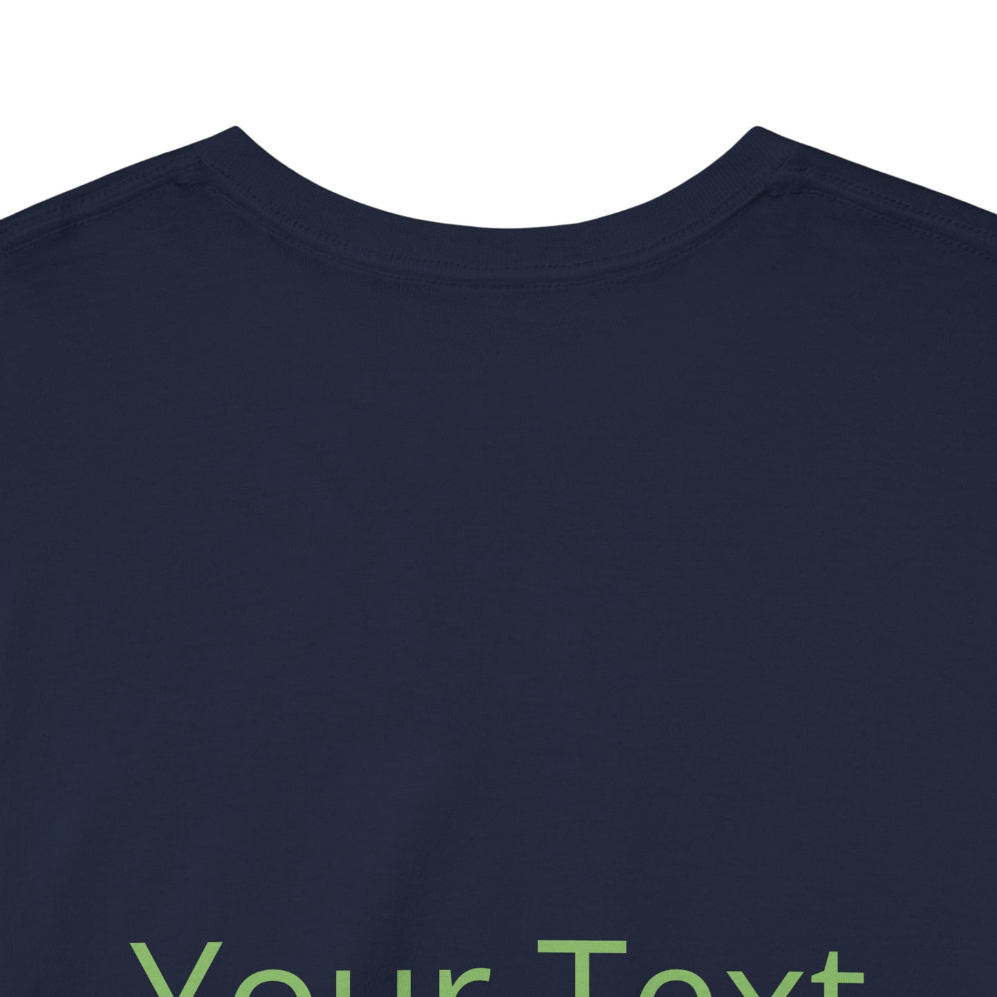 Custom Photo & Text T‑Shirt — Personalized Front/Back Print Tee