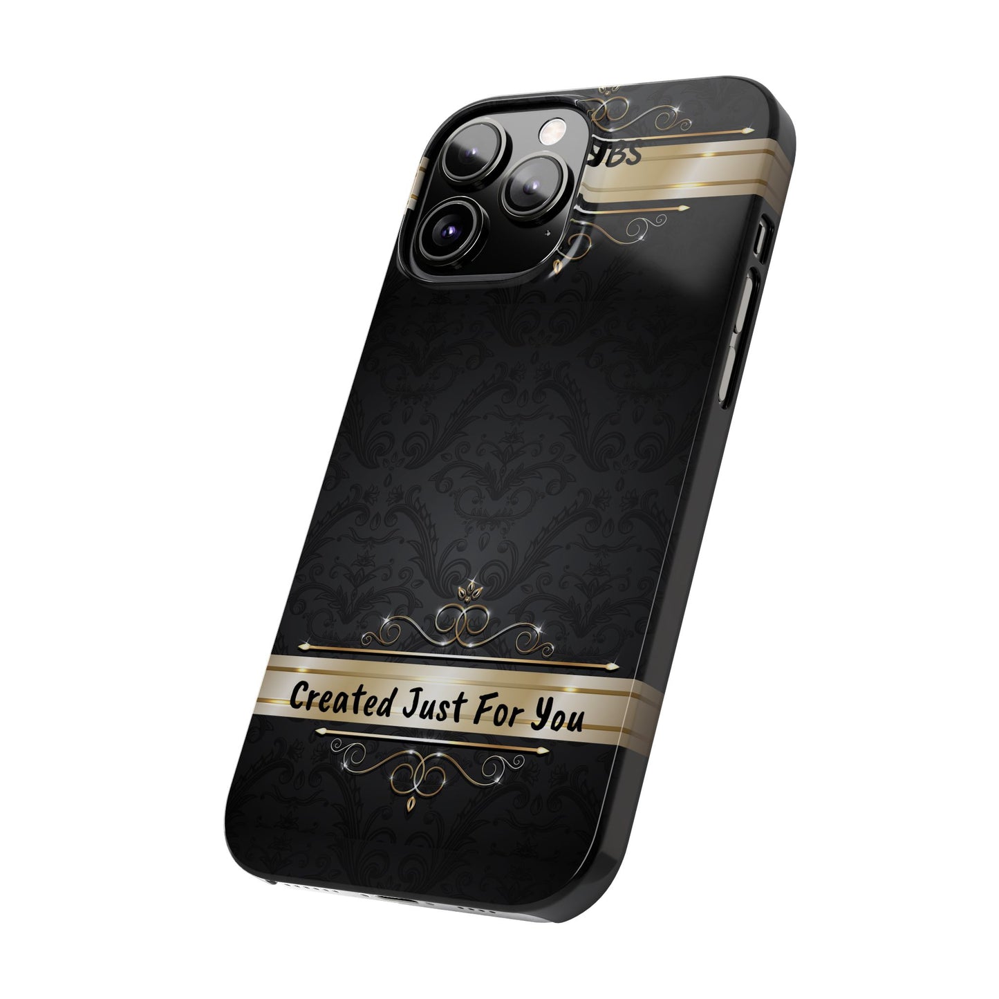 Luxury Phone Case - Black & Gold  Design, Slim Fit, Stylish Unique Gift image 2