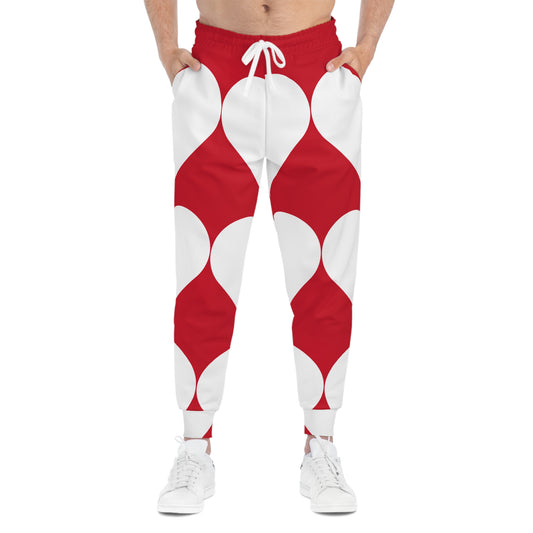 Eco-Friendly Joggers With White Heart Symbol