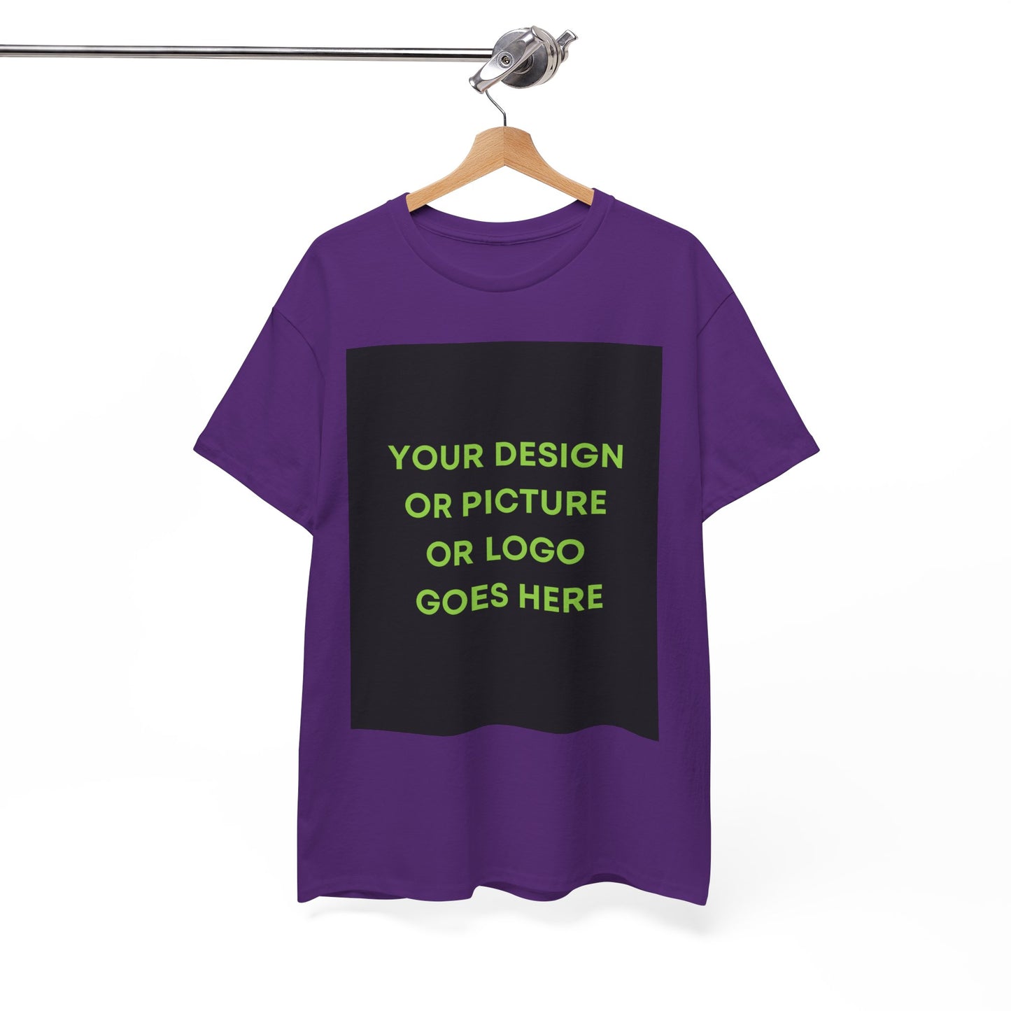Custom Photo & Text T‑Shirt — Personalized Front/Back Print Tee