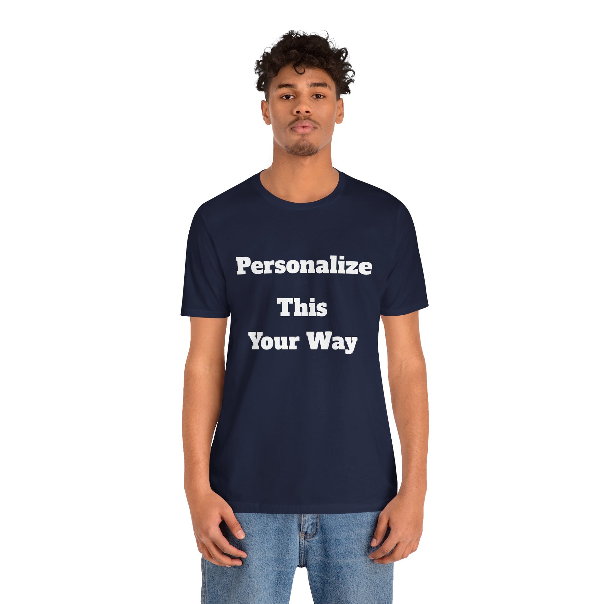Stylish Unisex Jersey Short Sleeve Tee, Casual Wear, Gift for Him/Her image 4