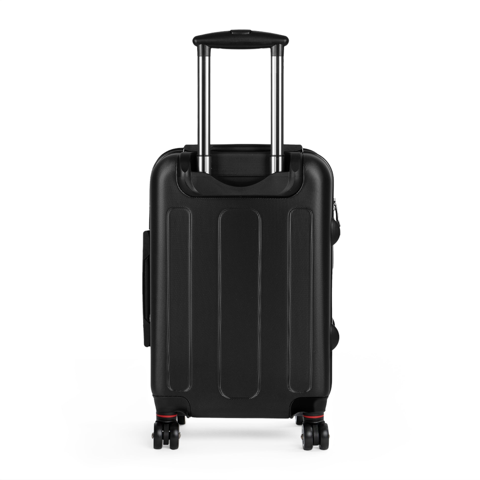 Shell Pattern Suitcase | Unique Gift for Travelers | Black and Purple Design image 1