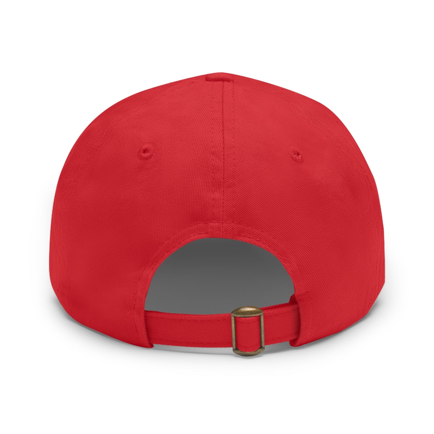 Gorra de papá con parche de cuero de tigre