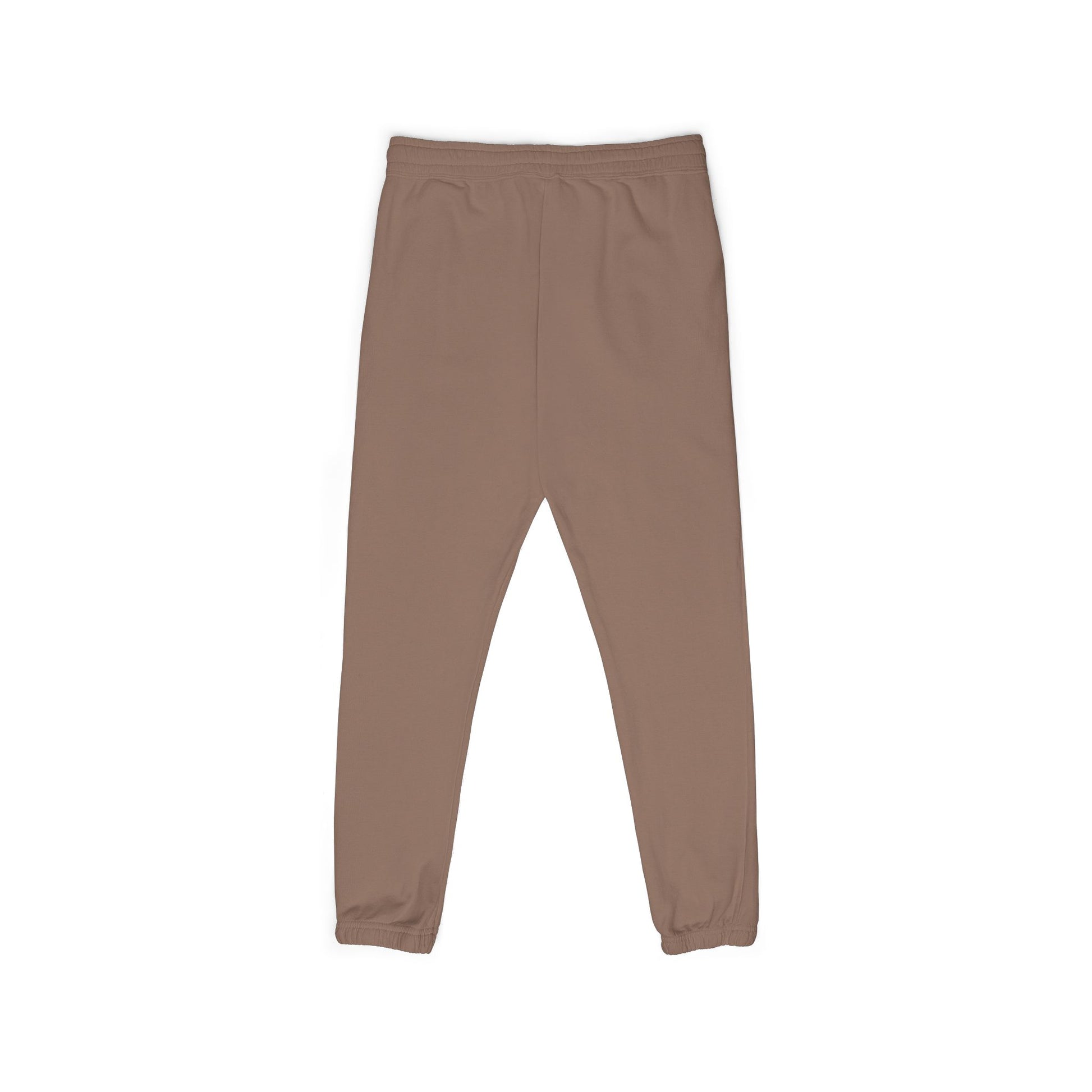 Brown sweatpants on a white background