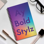 Bold Stylz Spira spiral notebook with vibrant gradient cover and durable semi-gloss finish