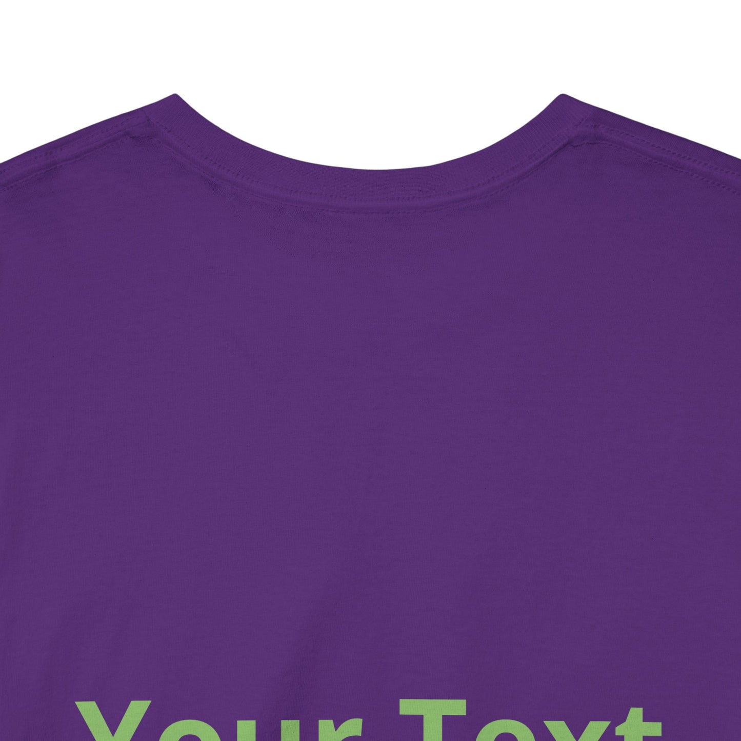 Custom Photo & Text T‑Shirt — Personalized Front/Back Print Tee