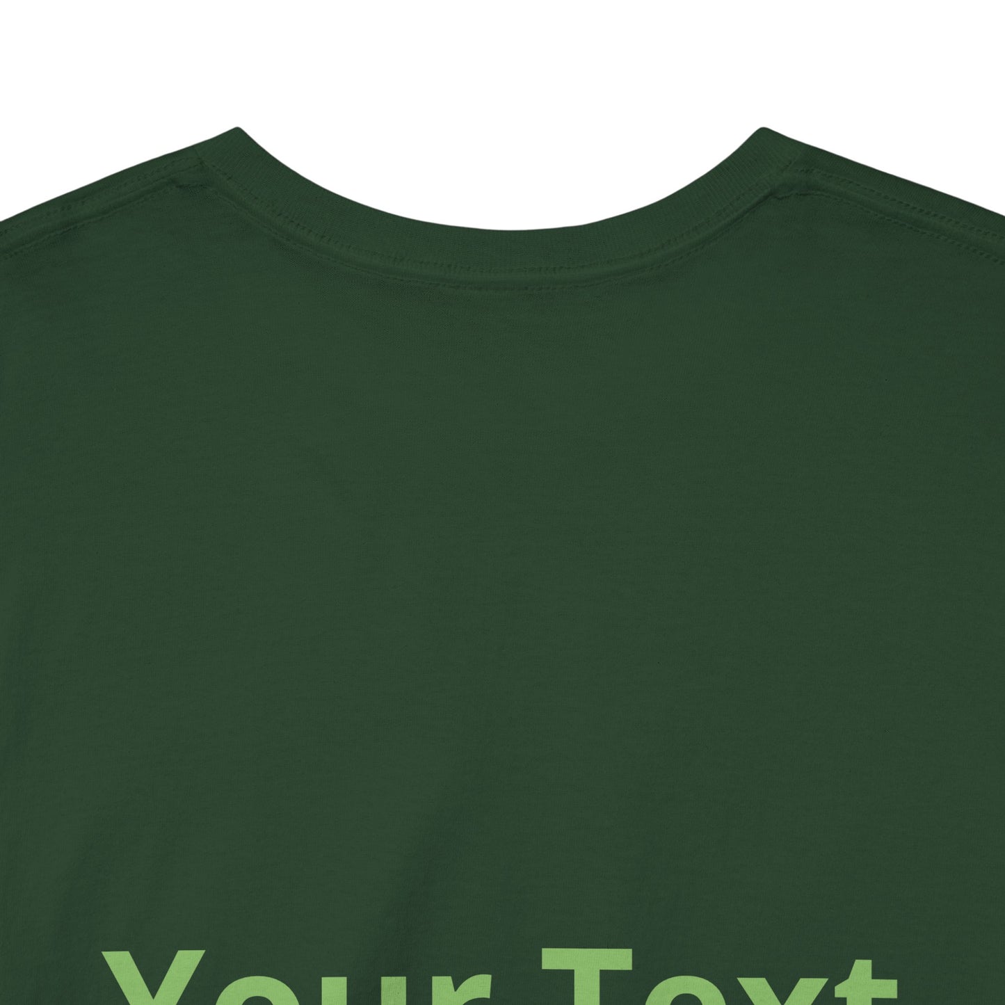 Custom Photo & Text T‑Shirt — Personalized Front/Back Print Tee
